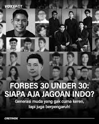 Alumni Muda Indonesia Masuk Forbes 30 Under 30